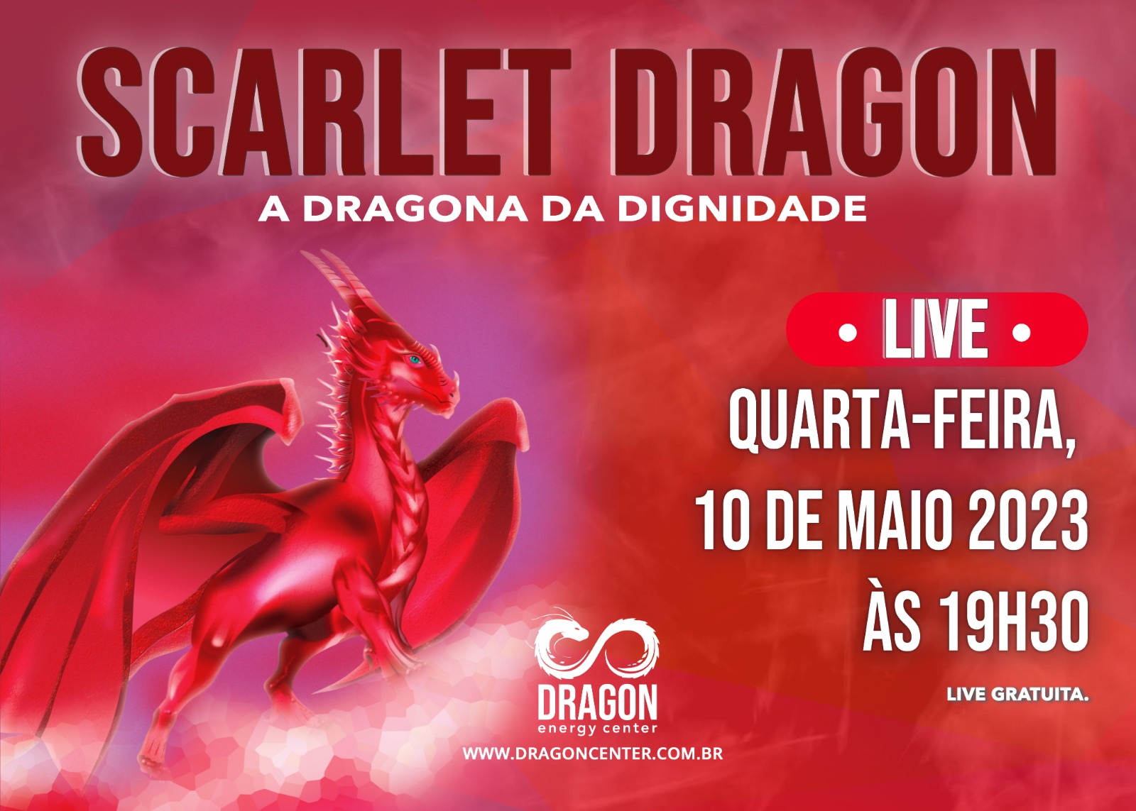 DRAGÃO DO MÊS - SCARLET DRAGON 